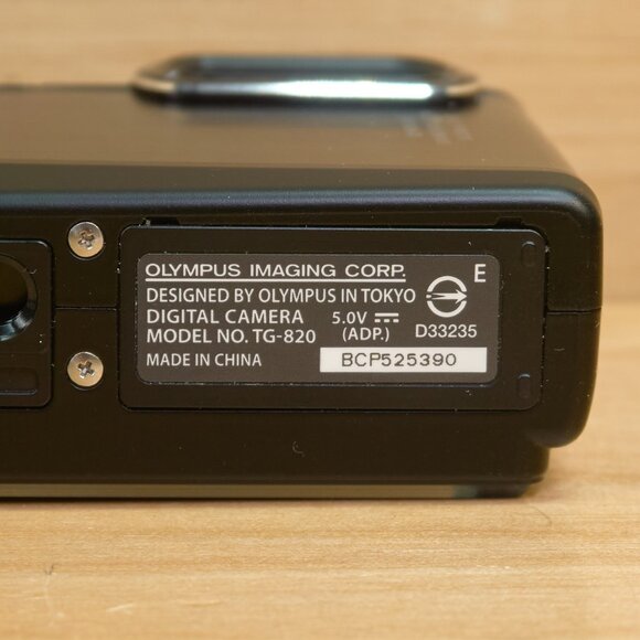 Olympus Tough TG-820 iHS 12MP Digital Camera Black / Waterproof / Tested - Picture 9 of 9